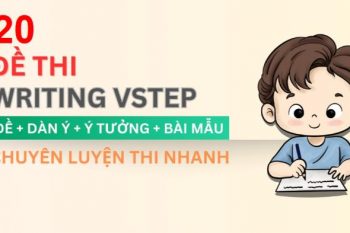 20 đề thi mẫu VSTEP Writing