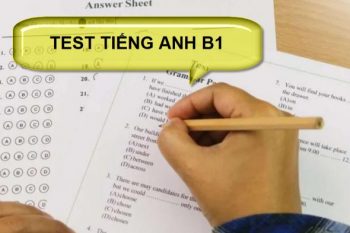Test tiếng Anh B1