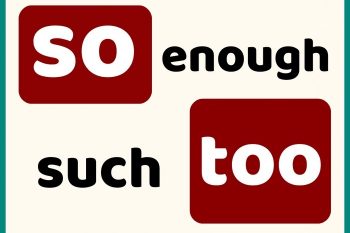 Cấu trúc so such too enough