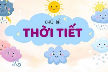 từ vựng chủ đề thời tiết