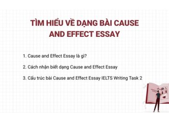Writing Task 2 Cause and Effect